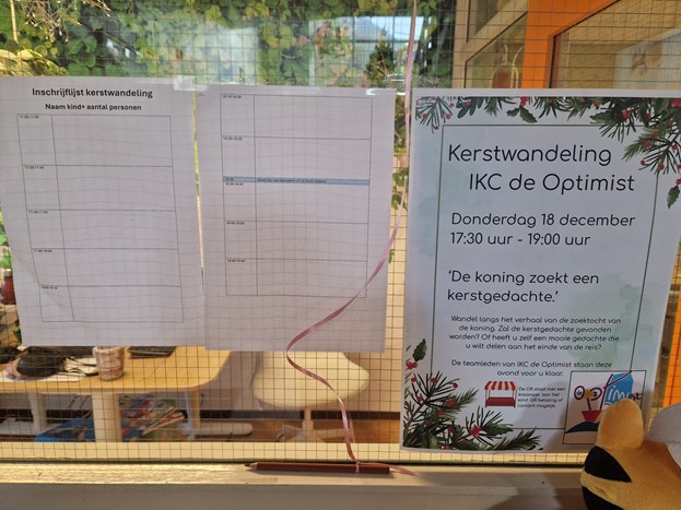 inschrijflijst centrale hal